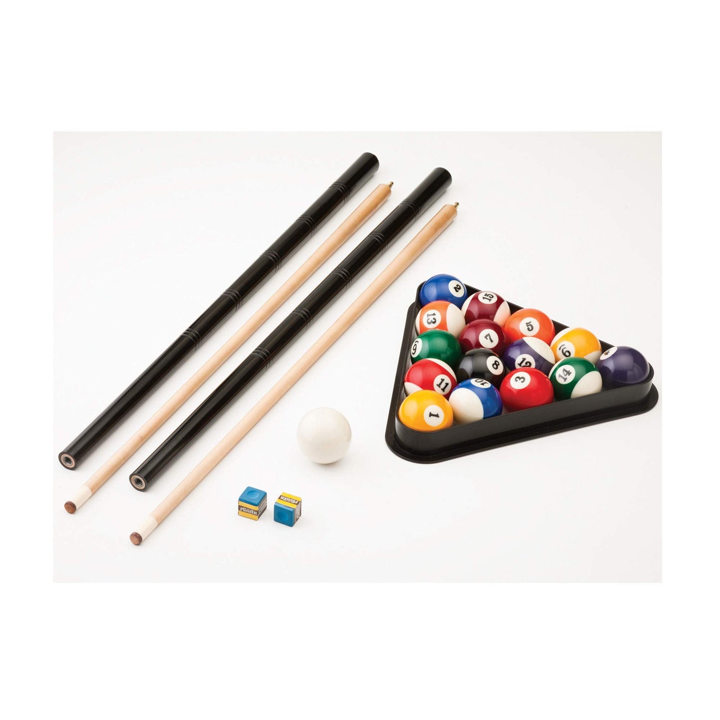 Fat Cat Reno 7.5 Foot Pool Table, Billiard Table with Accuslate Surface, K66 Bumpers, Dark Cherry Finish, Includes Cues and Balls