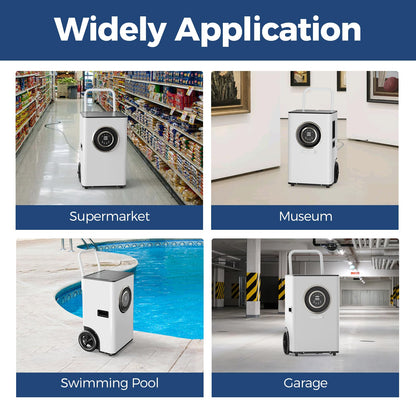 ALORAIR 110 PPD Commercial Dehumidifier with Pump & Drain Hose, LGR Tech Dehumidifiers for Large Room, Basement, Warehouse, Industrial Space, 6 Years Limited Warranty, Sentinel Elite50X