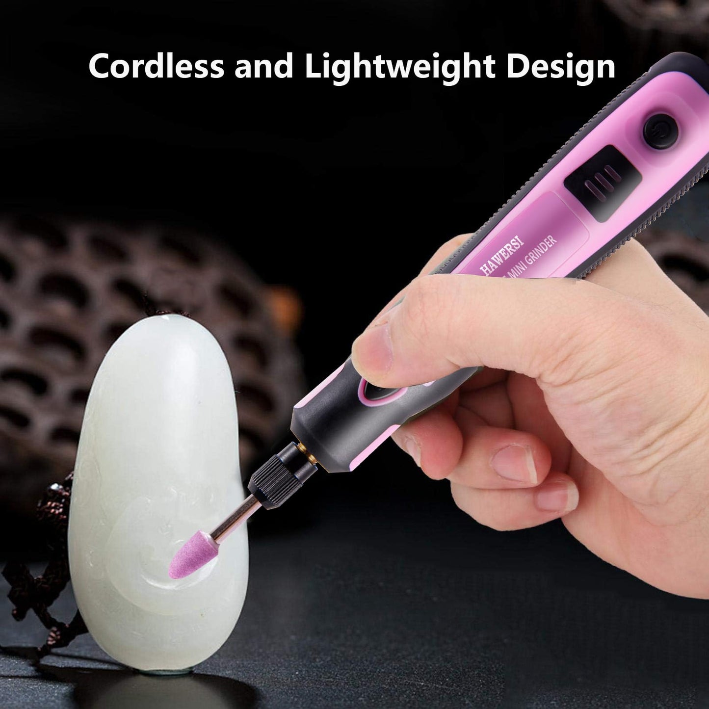 Cordless Resin Polishing Kit,Electric Resin Drill for Resin Casting Molds,Resin Tool with Mini Vice&143 Pcs Accessories,Resin Sander&Polishing Kit for Drilling,Carving,Polishing,Jewelry Making