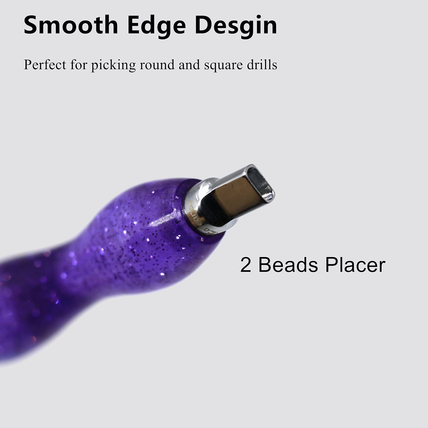 CATEARED Bedazzling Pen with Stainless Steel Tips, Resin Diamond Art Drill Pen with Metal Placers, Diamond Painting Acessories and Tools 5D DIY Kits(Dark Blue)
