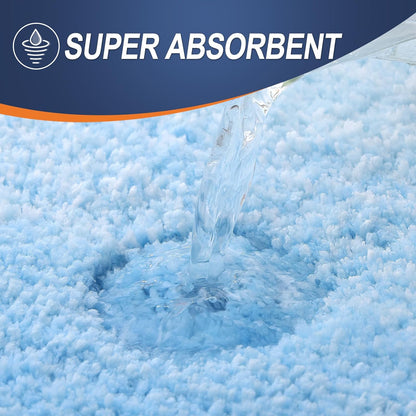 OLANLY Bathroom Runner Rug - Extra Soft Microfiber Mat with Rubber Backing | Quick Dry, Washable, 47x20, Sky Blue