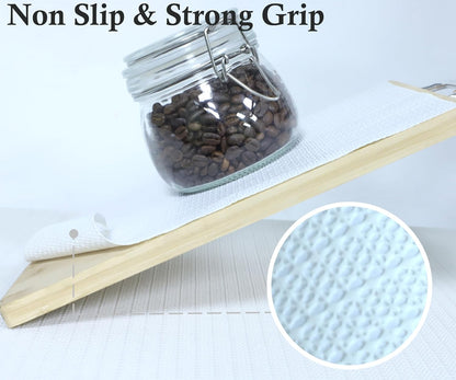 Shelf Liners 16 Inch Wide x 20 Ft, Non-Slip Waterproof Kitchen Cabinet Drawer Liners, Strong Grip Bathroom Mat
