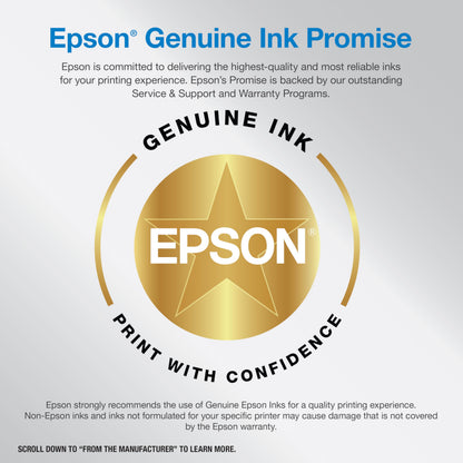 Epson EcoTank ET-3950 Wireless All-in-One Color Supertank Printer with up to 3 Years of Ink Refillable Tanks, Perfect for Home Office, 18 PPM, 2.4" Colorful Touchscreen, Auto Document Feeder - White
