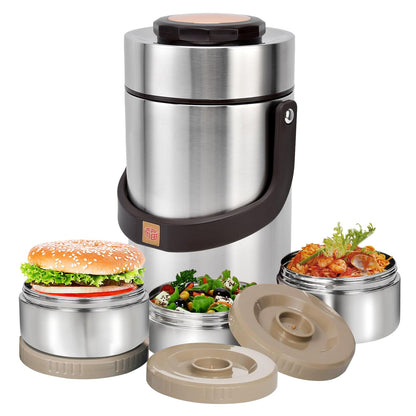 Food Jar For Hot Food Adults Hot Food Container Lunch Box Insulated, 67 Oz Adults Stainless Steel Vacuum Soup Insulation Lunch Box Portable 3 Layer Vacuum Insulated (Original Color)