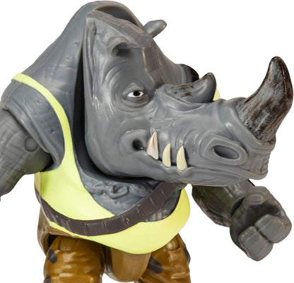 Teenage Mutant Ninja Turtles Rocksteady Action Figure - 3.75” Collectible Toy