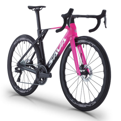 SAVADECK SLR8-Ultegra Full Carbon Road Bike with Shimano 105 R8170 24S Set for Adults, (Wave Pattern(W45), Red, 52cm)