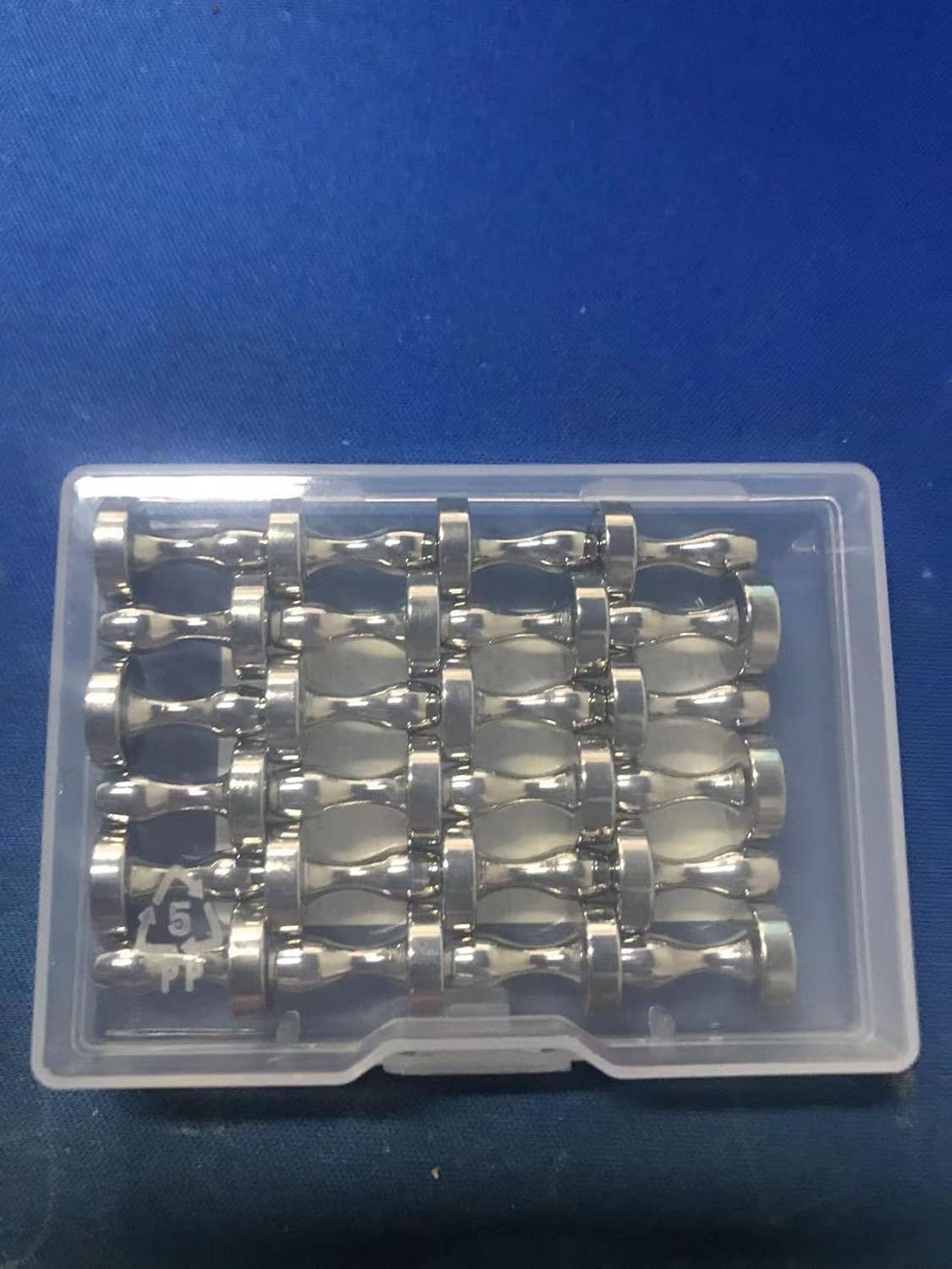 BTLIN 24 Pack Small Fridge Magnets, Strong Mini Metal Magnetic Push Pins for Kitchen Refrigerator Magnetic Board Office