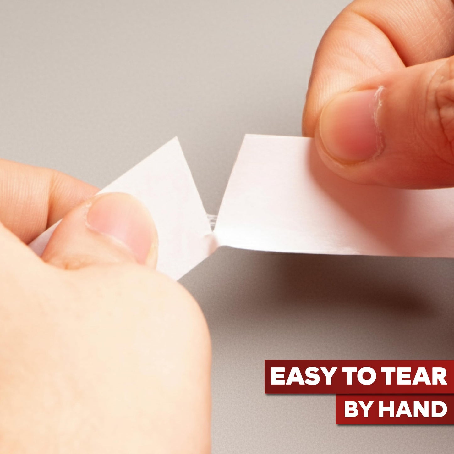 XFasten Tear-by-Hand Double Sided Tape, 2-inch by 30-Yard, Easy Tear for DIY Crafts, Woodworking and Carpet Installation