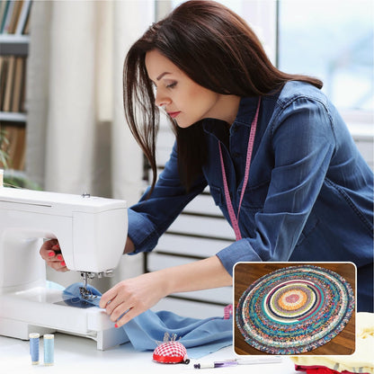 3 Rolls Jelly Roll Batting Strip 2 1/4 Inch Total 150 Yards Cotton Blend Batting on a Roll, Flexible Quilt Batting for Jelly Roll Rugs, Batting Strips, Braided Rug,Throw Rugs for Women Gifts