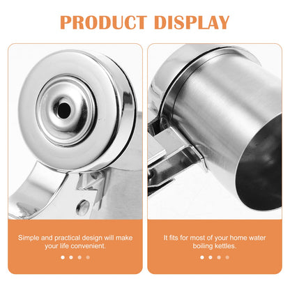 DOITOOL Tea Kettle Whistle Replacement Stainless Steel Teapot Spout Tip Water Boiling Kettle Nozzle Stovetop Teapot Warning Accessory