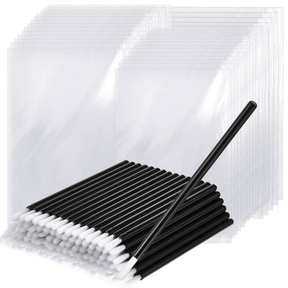 150 Pcs PYO Paint Your Own Mini Paint Brushes for Cookies Disposable with Soft Brush Head Wands with 150 Pcs Cookie Packaging Bags Edible Cupcakes