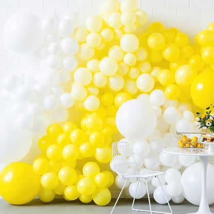 PartyWoo Yellow Balloons - 101pcs 12 Inch Latex Helium Balloons for Birthday & Baby Shower Decor