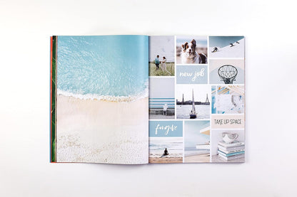 Free Period Press Vision Board Book, 700+ Words & Images in All Categories, for Visualizing Your Life Goals & Dreams, Playful, Stylish Pictures for Collage Making & Scrapbooking (Adult)