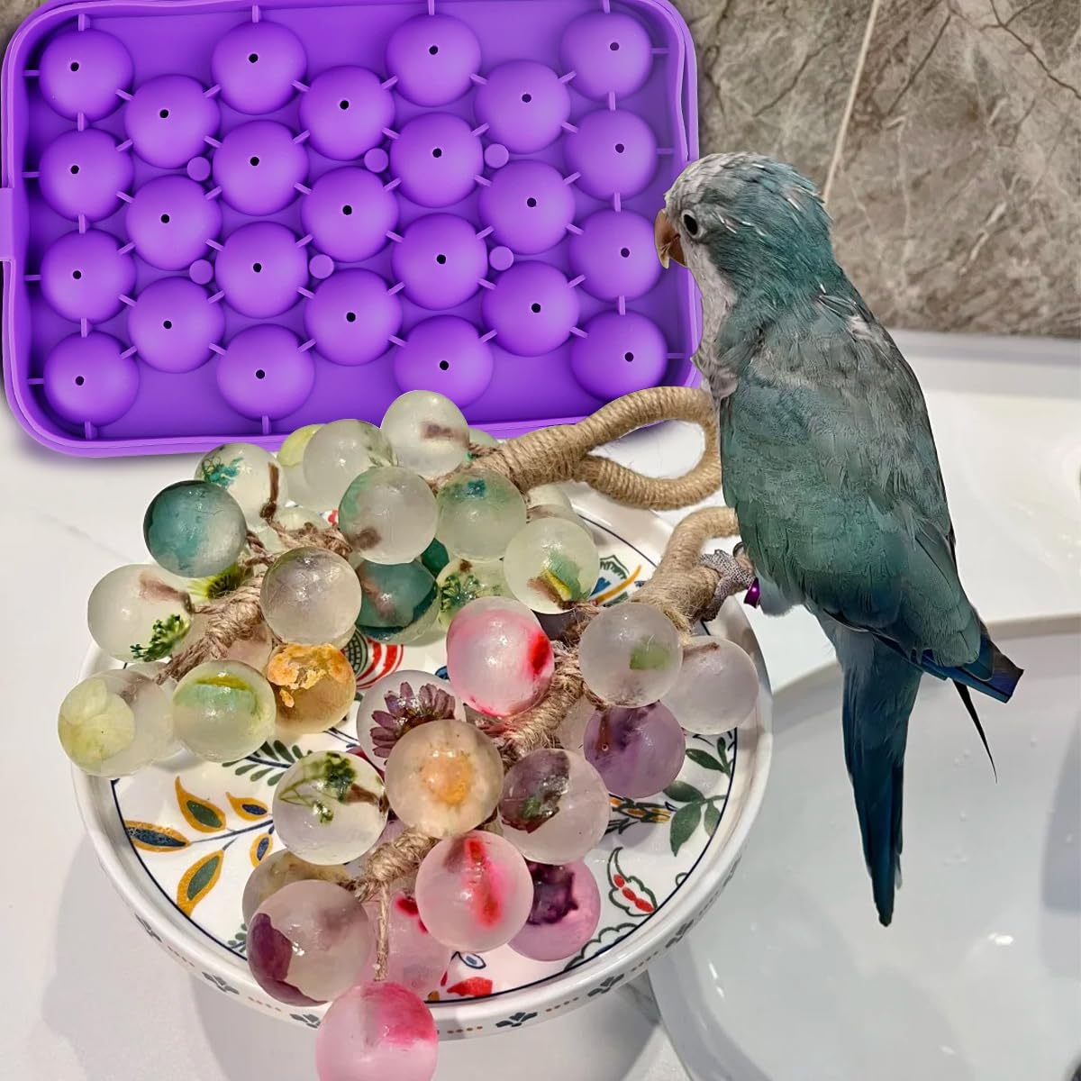 Silicone DIY Soap Making Kit Grape Soaps Molds Handmade Making for Mother's Day Without Soaps