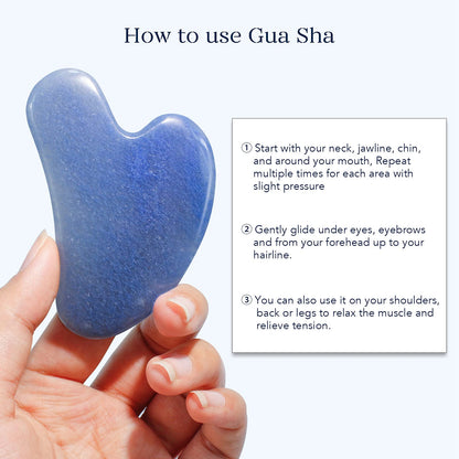 BAIMEI Jade Roller & Gua Sha, Face Roller, Facial Beauty Roller Skin Care Tools, Self Care Gift for Men Women, Massager for Face, Eyes, Neck, Relieve Fine Lines and Wrinkles - Rose Quartz