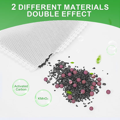 PROKITCHEN 12PCS Carbon Filter Refills Compatible with OXO Greensaver Produce Keeper & Crisper Inserts, Refill Bags Compatible with Bluapple Produce Saver Balls & Other Vegetable Savers