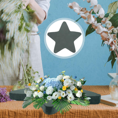 ARTIBETTER Star Flower Mud, Large Size; Flower Arrangement Block; Wet/Dry Floral Foam for DIY Bouquet, Centerpiece or Craft