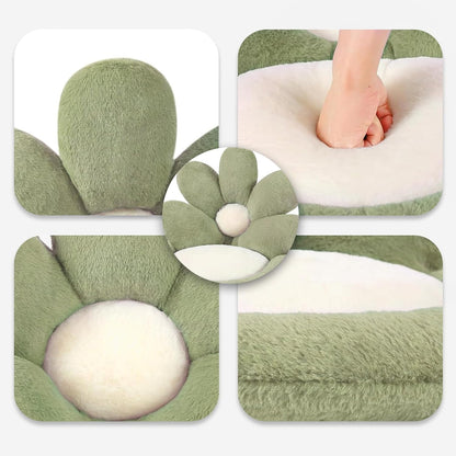 1Pcs 20*20in Flower Shape Seat Cushion - Non-Slip Cute Chair Pad with Plush Comfort Lazy Sofa Floor Pillow for Office