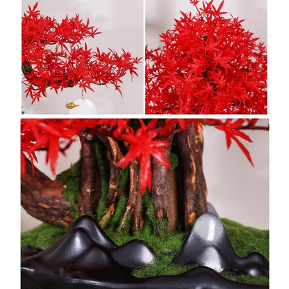 WANGHAI2024M Artificial Trees Simulation Tree Bonsai Hotel Living Room Desktop Ornaments Modeling High-end Luxury Fake Greenery Landscaping Artificial Bonsai