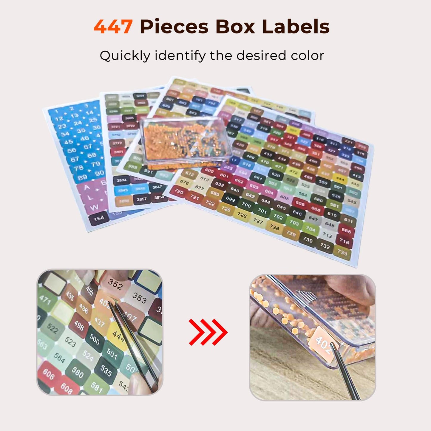 45 Pcs Diamond Storage Containers,Diamond Painting Sliding Trays ,Stackable Diamond Art Trays , 2-in-1 Art Carft Storage Box Set Line-Up for Diamond Accessories ,Bead and Jewelry (Transparent/45Pcs)