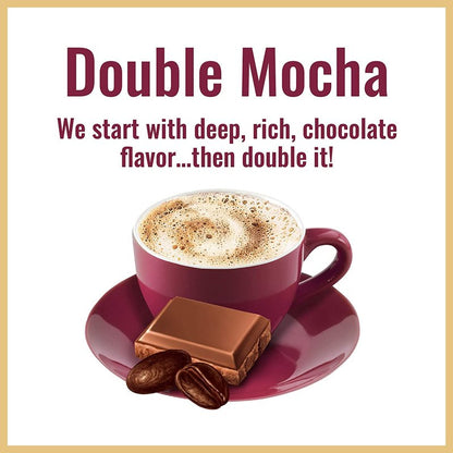 Hills Bros. Cappuccino Mix – Rich, Frothy Coffeehouse-Tasting Instant Drink Mix – Quick and Easy Preparation – Perfect for Hot & Iced Drinks & Creaming Coffee – Starter Variety Bundle, 3 Packs of 16oz