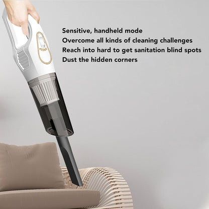 HURRISE Handheld Vacuum Cleaner, Cordless Vacuum for Pet Hair, Powerful Suction for Hardwood Floor, Carpet, and Car
