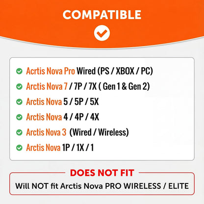 WC Freeze for Arctis Nova - Hybrid Fabric Cooling Gel Replacement Earpads for Arctis Nova Pro Wired, Nova 7, 5, 4, 3, 1 - Made by Wicked Cushions (Does Not Fit Nova Pro Wireless) | 90's White