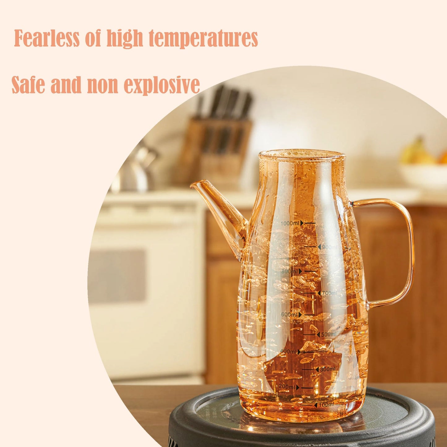 SQDWYGUO 2025 Oil Dispenser Bottle with Drip Free Spout Food Grade Oil Vinegar Cooking Sprayer Kitchen Glass Container Bottles (600 ML)