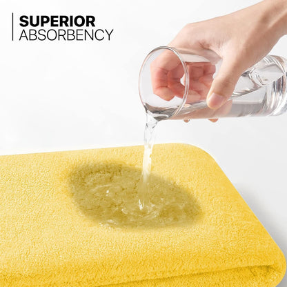 12-Piece 100% Set MoNiBloom Cotton Face Wash Cloth for Bathroom Home Hotel Spa Gym Yoga Shower Highly Absorbent Ultra