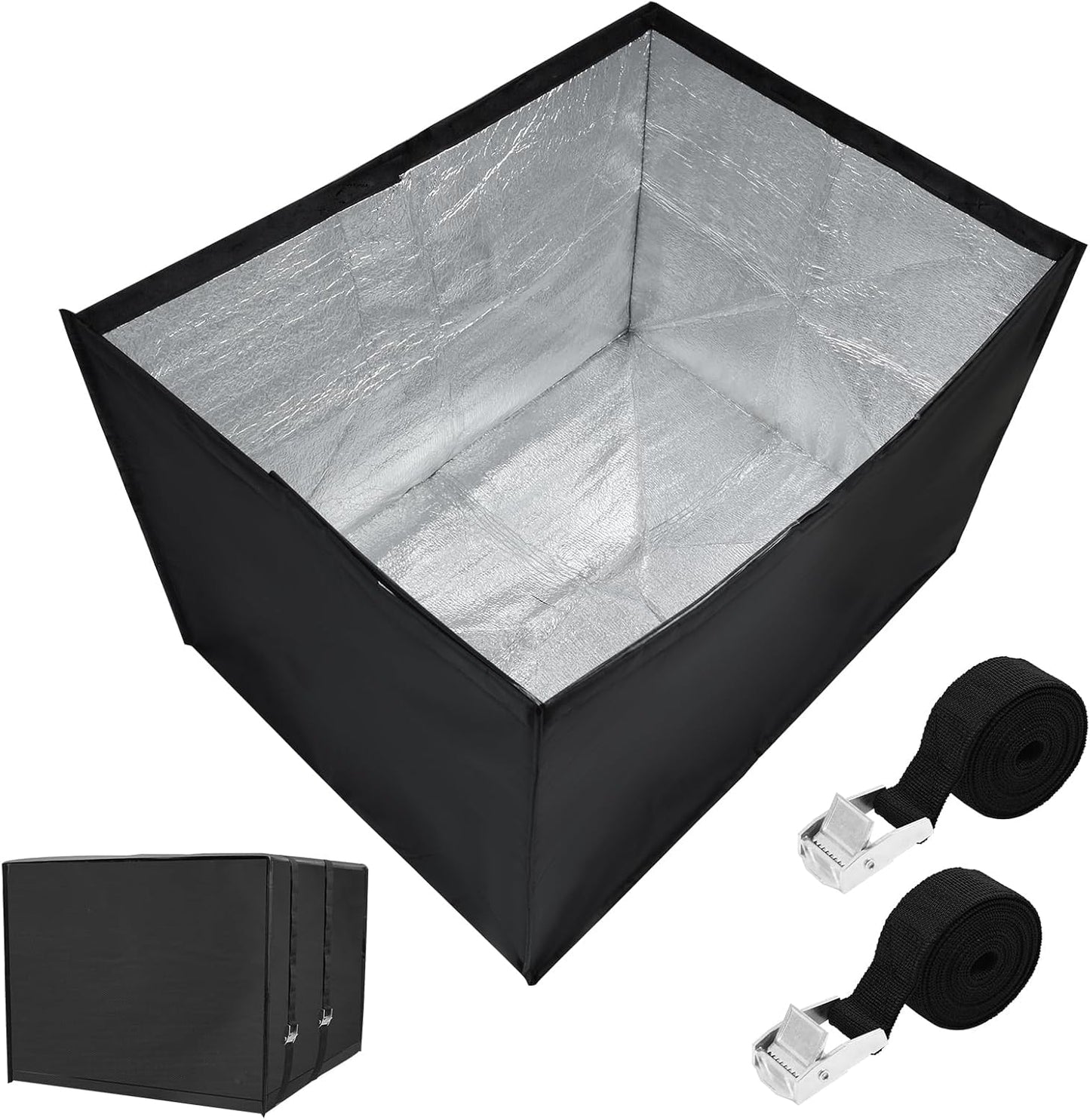 Insulated Air Conditioner Cover for Window Units, 3 Layers Waterproof Insulation for Outdoor AC Protection