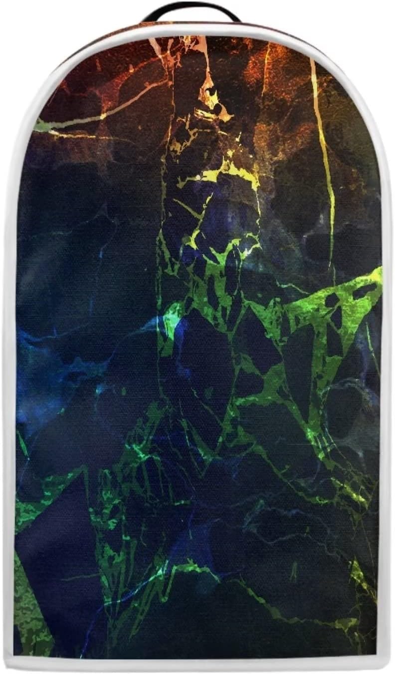 Blender Cover for Kitchen, Marble Print Appliance Organizer Bag, Dust Cover with Top Handle for Stand Mixer