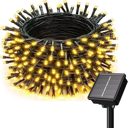 1 Pack 46 120 8 Solar String Lights Outdoor, FT LED Solar Tree Lights Waterproof with Lighting Modes, Outdoor Solar