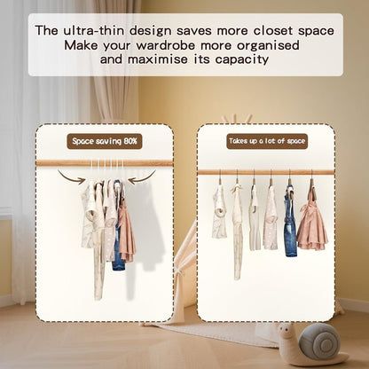 60 Pack Baby Plastic Hangers,12.83" Ultra-Thin,Non-Slip Hangers for Children. Ideal for Closets and Nurseries.Designed for Newborns and Children's Clothing,Including Trousers,Coat,Dresses.(White)