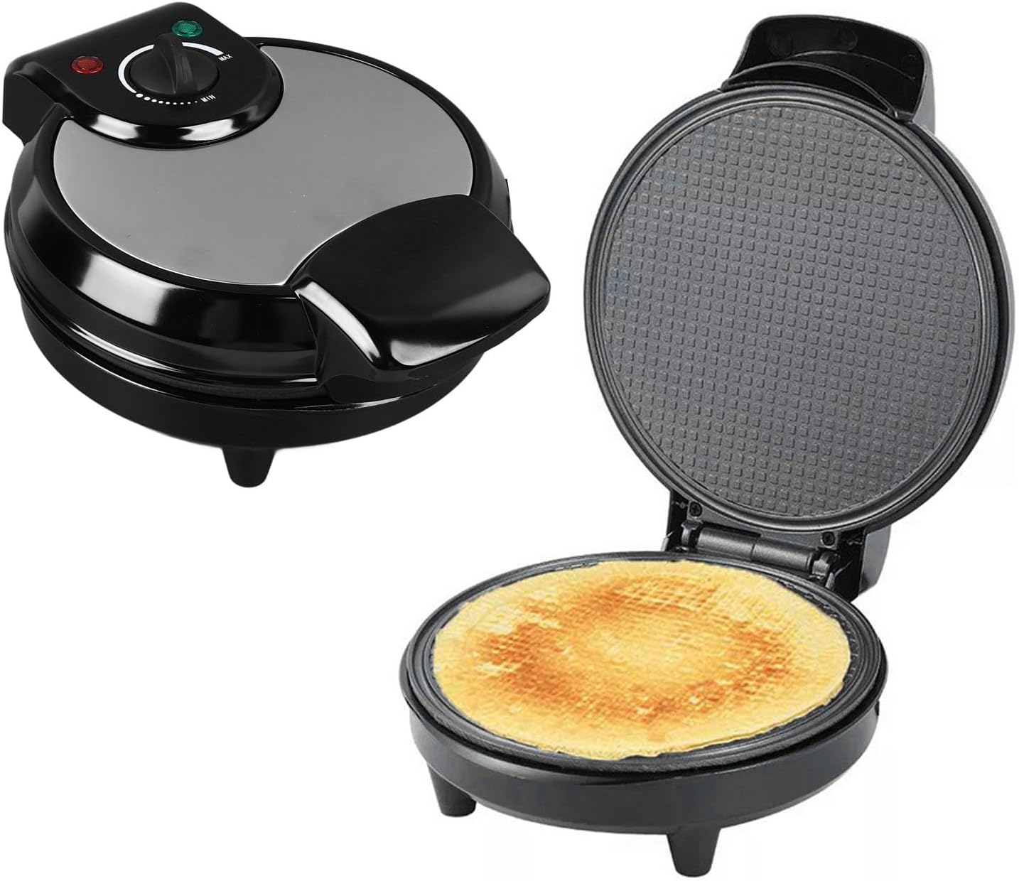 Yosoo 1200W Nonstick Waffle Cone and Bowl Maker, DIY Home Kitchen, Temperature Control, Easy Maintenance