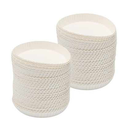 100pcs Disposable Cup Coverware 8 X 8cm Coffee Cup Drinking Lid Paper Cup Cap for Wedding/Parties//Kitchen (8 X 8cm)