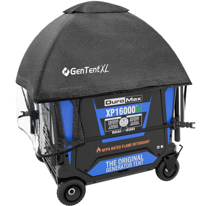 GenTent XL Inverter Running Cover – Generator Tent for Larger Encased Inverters (Black, XL - Standard)