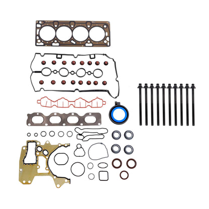 DNJ HGB340 Cylinder Head Gasket Set with Head Bolt Kit for 2009-2011 Chevrolet Pontiac Aveo Aveo5 G3 1.6L L4 16V DOHC 1598cc
