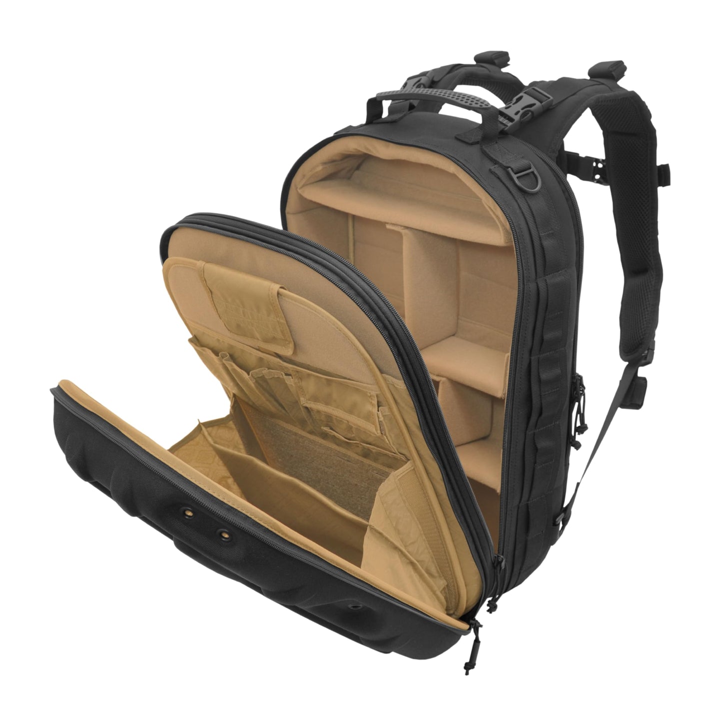 HAZARD 4 Pillbox™ Tactical Backpack – Heavy Duty Military Survival Pack for Men and Women – EDC Rucksack for Laptop, Motorcycle, Outdoor, Bug Out, Gym, Range, Travel, and Camping – 29.5 Liter, Black