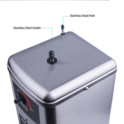 American Standard ASH-210 Hot Water Dispenser, Includes Polished Chrome Single Handle Faucet 1300 Watts, 110v