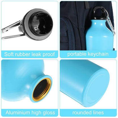 Nuogo 24 Pack Aluminum Water Bottle Bulk 20 oz Reusable Metal Water Bottle Lightweight Leak Proof Aluminum Sports Bottles with Twist Cap and Buckle for Bike Travel Camping(Pink, Blue, White, Yellow)