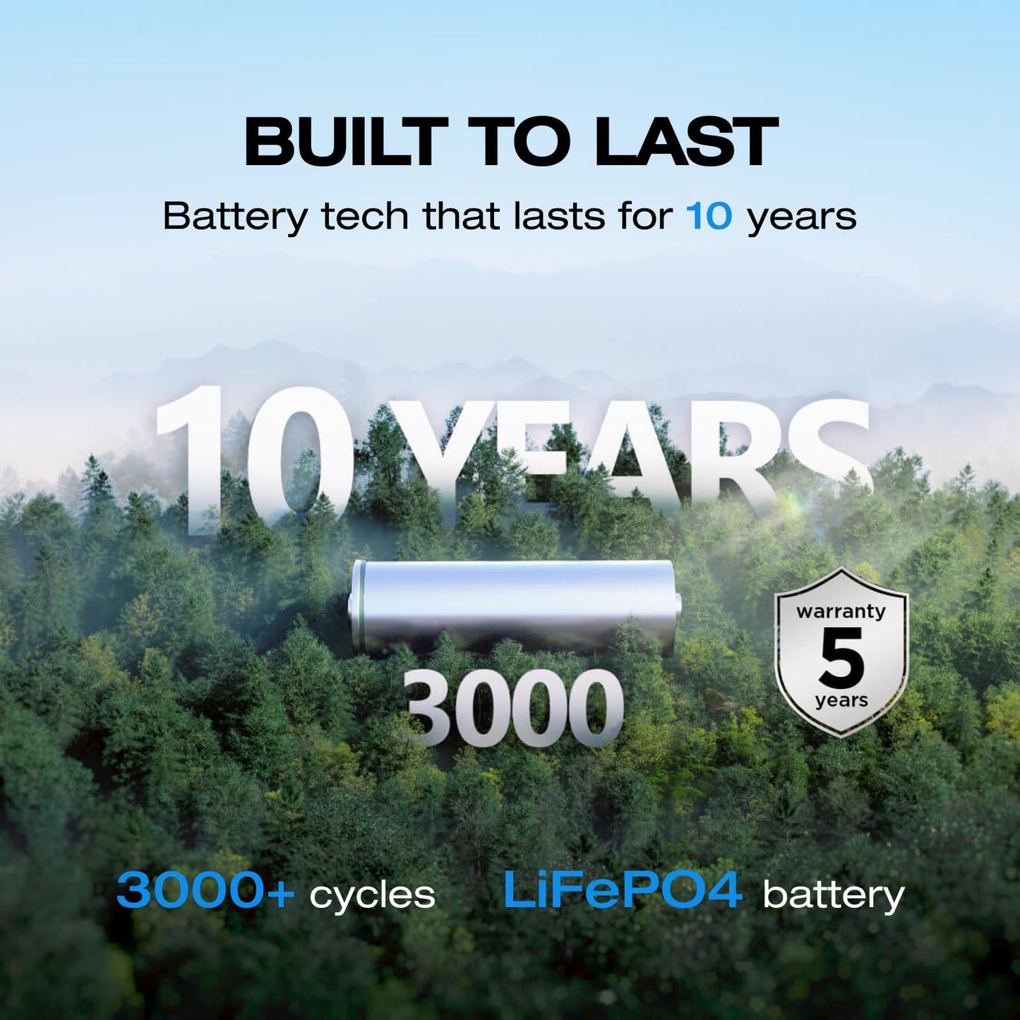 EF ECOFLOW Portable Power Station RIVER 2, 256Wh LiFePO4 Battery/ 1 Hour Fast Charging, 2 Up to 600W AC Outlets, Solar Generator (Solar Panel Optional) for Outdoor Camping/RVs/Home Use