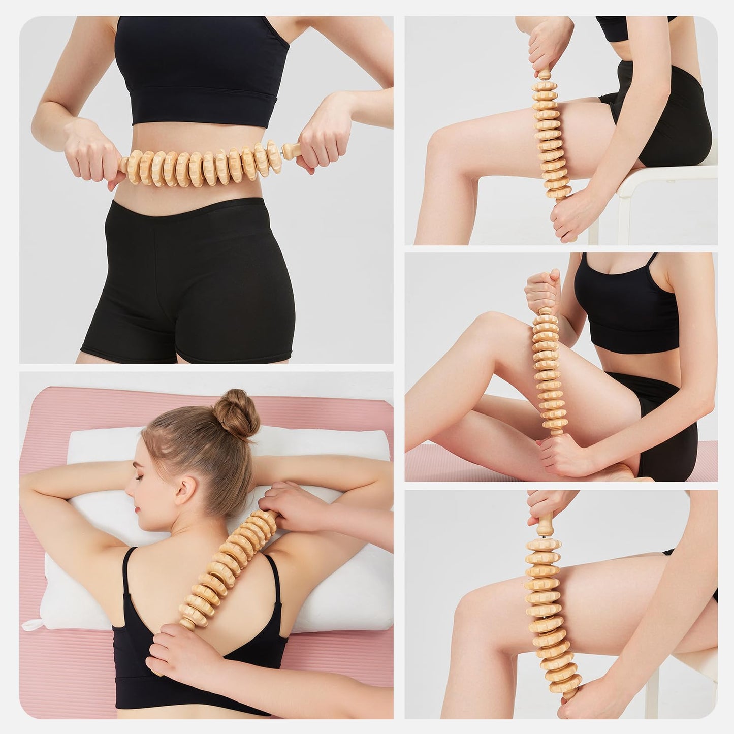 Muscle Roller, Massage Roller Stick for Athletes, Help Reducing Muscle Soreness Cramping Tightness Leg Arms Back Calves Muscle Massager