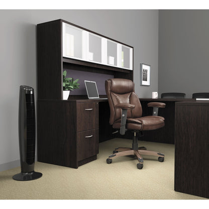 Alera Alera Valencia Series Full Pedestal File, Left Or Right, 2 Legal/Letter-Size File Drawers, Espresso, 15.63" X 20.5" X 28.5"