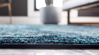 Unique Loom Medici Collection Vintage Botanical Traditional Blue Area Rug (10' 0 x 13' 0)