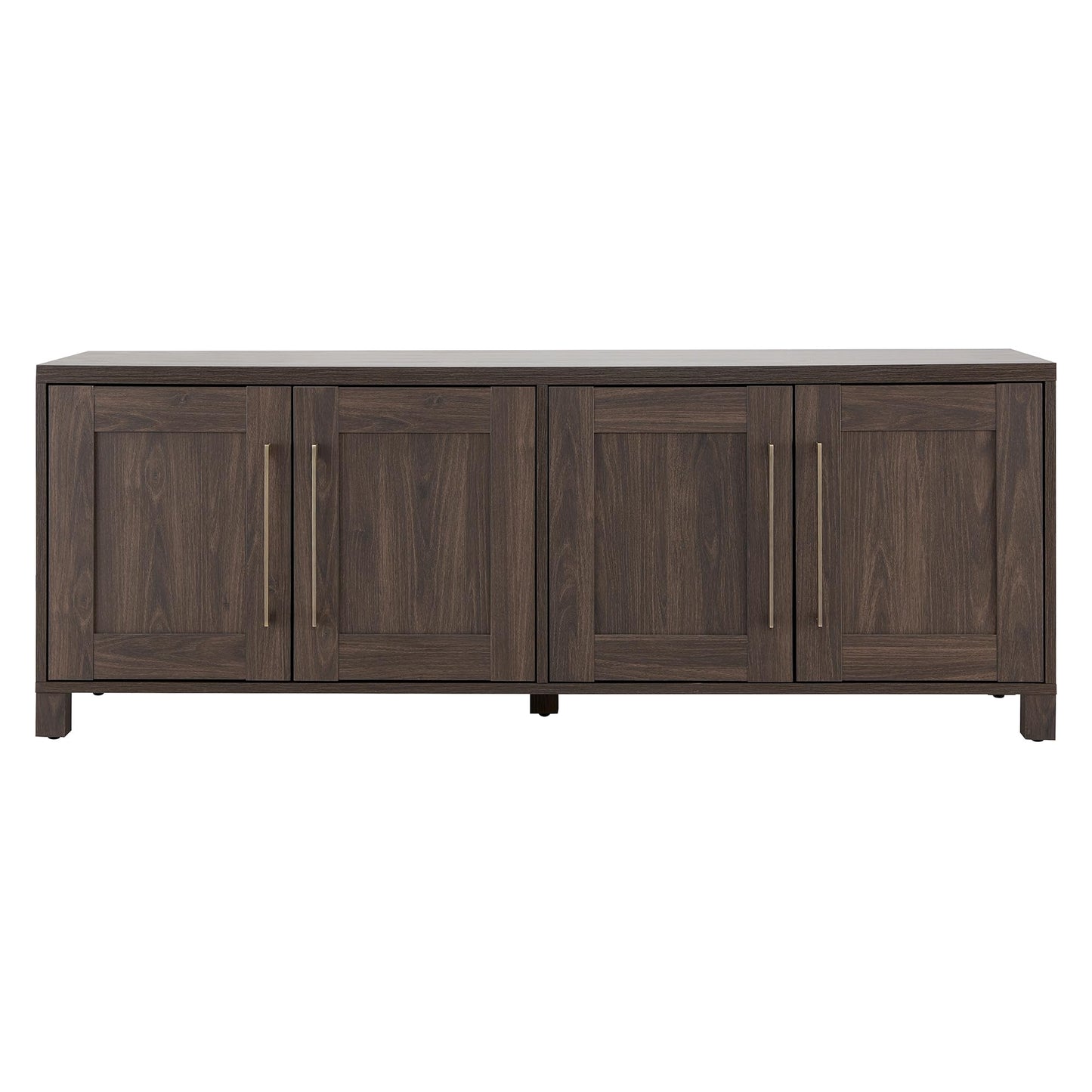 Henn&Hart Rectangular TV Stand for TV's up to 80" in Alder Brown, TV Stands for the Living Room