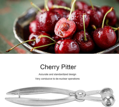Cherry Pitter Aluminum Alloy Tool, Olive Stone Remover for Kitchen Appliances, Quality Finish Fruit Corer