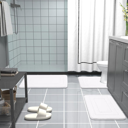 Arotive Memory Foam Bathroom Rug Mat 36x24, Ultra Soft and Absorbent, Machine Wash Dry, Comfortable Bath Rug