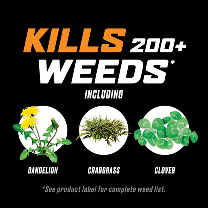 Ortho WeedClear Lawn Weed Killer Ready-To-Use with Trigger Sprayer, Kills Dandelion, Crabgrass, and Clover, 1 gal.