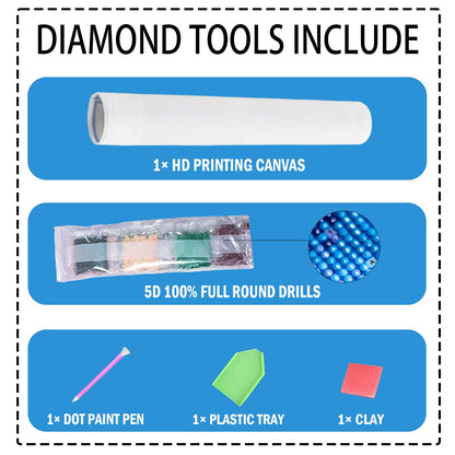 Zlinnar DIY Sloth Diamond Painting Kits for Adults Beginners Animal Diamond Painting 5D Round Full Drill Painting Dot Paint with Gem Art Kits Home Wall Decor Gift 12×12 Inches