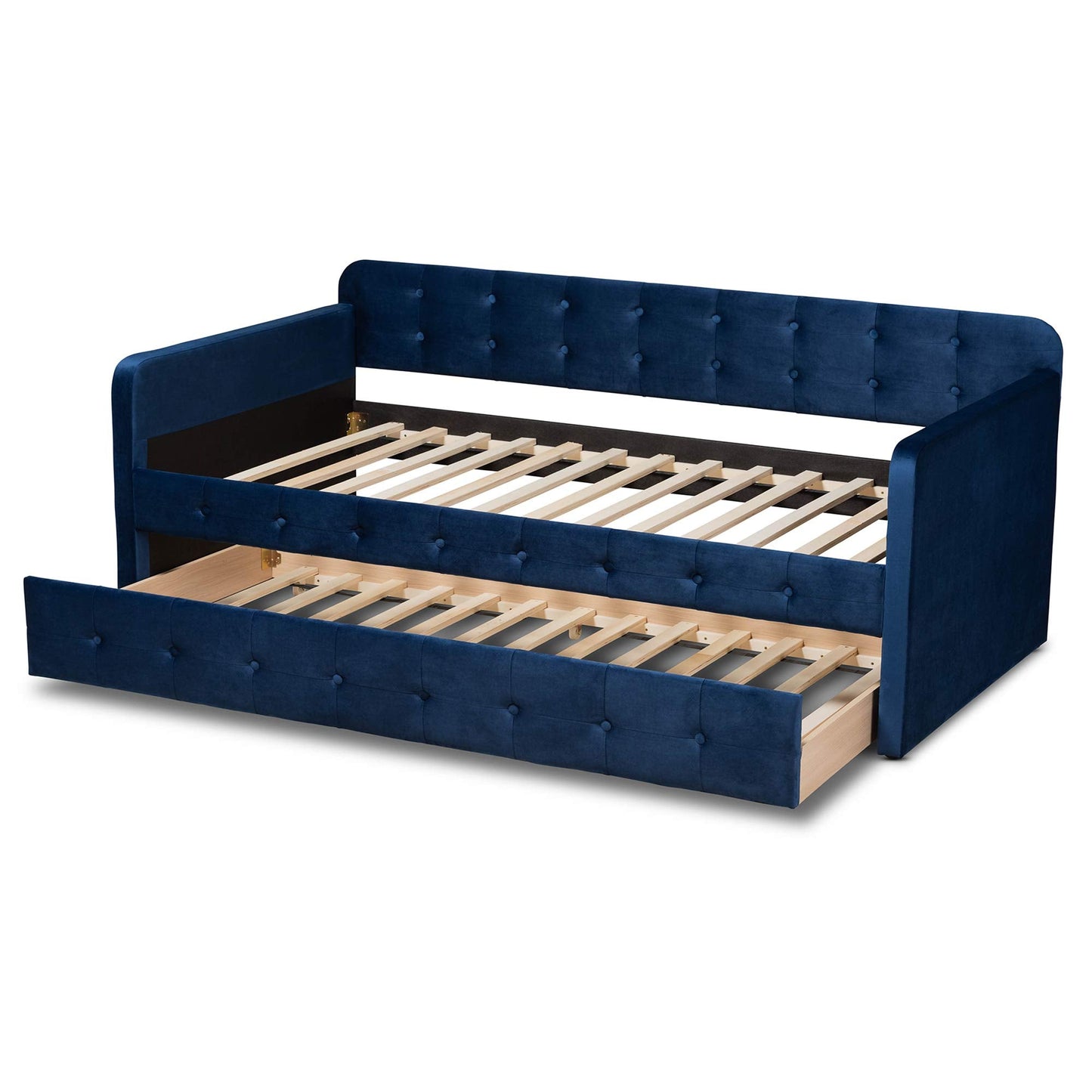 Baxton Studio Daybeds, Twin, Navy Blue